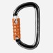 Asymmetrical aluminum carabiner